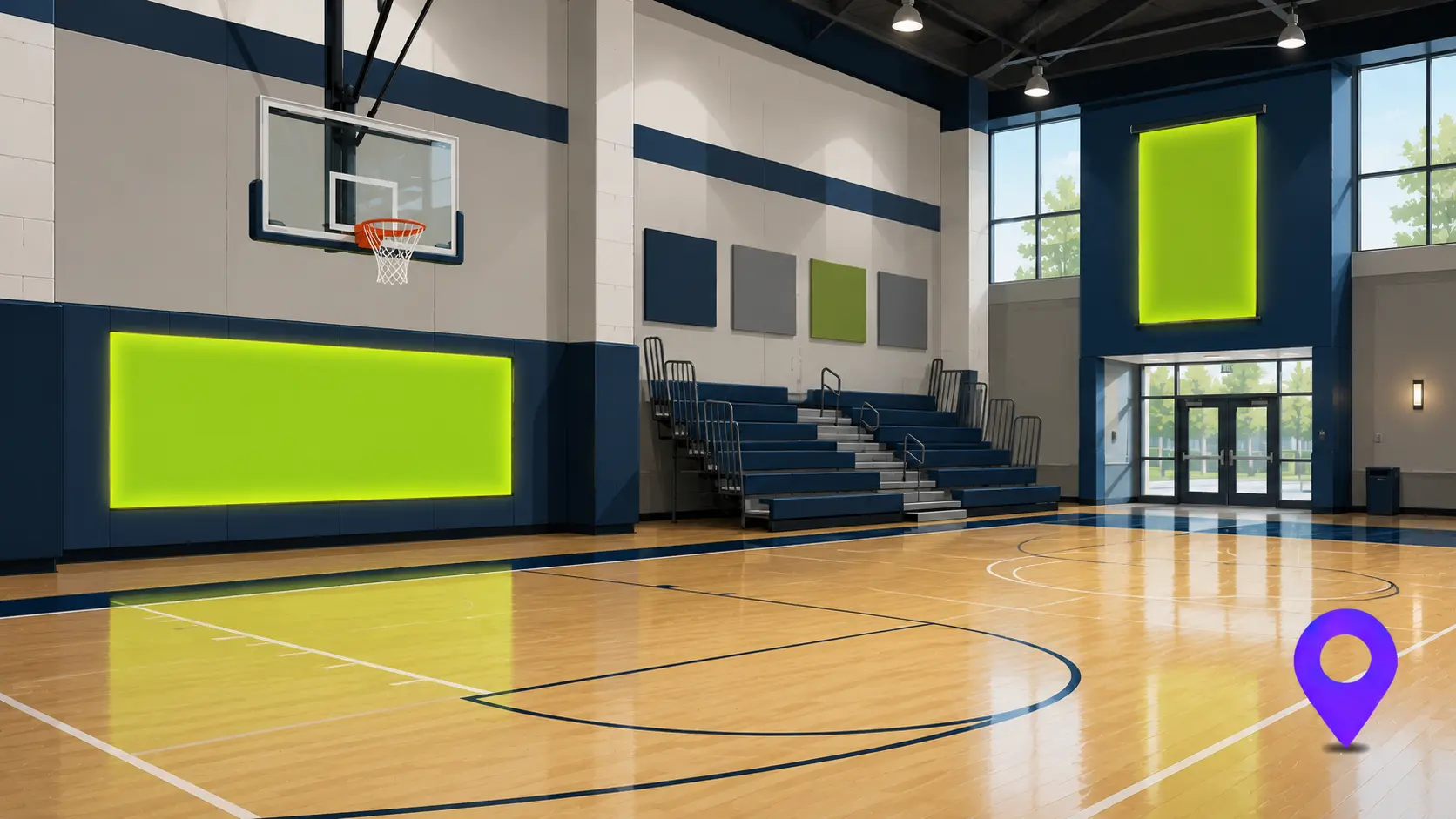 Community gym advertising opportunity