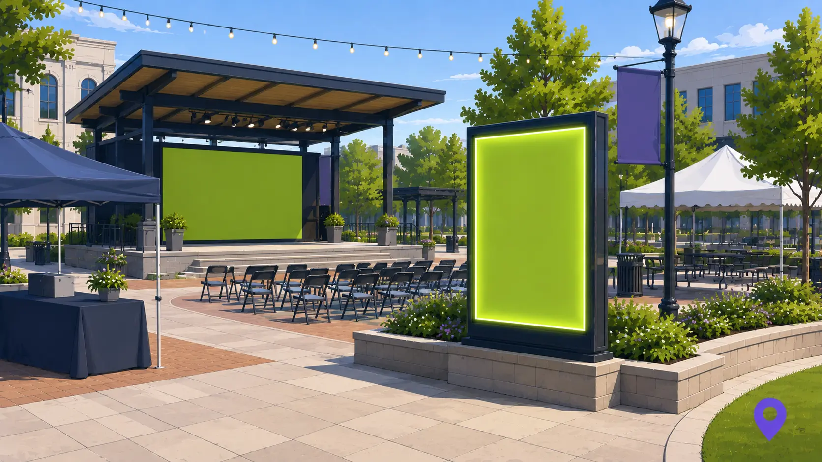Public space sponsorship opportunity