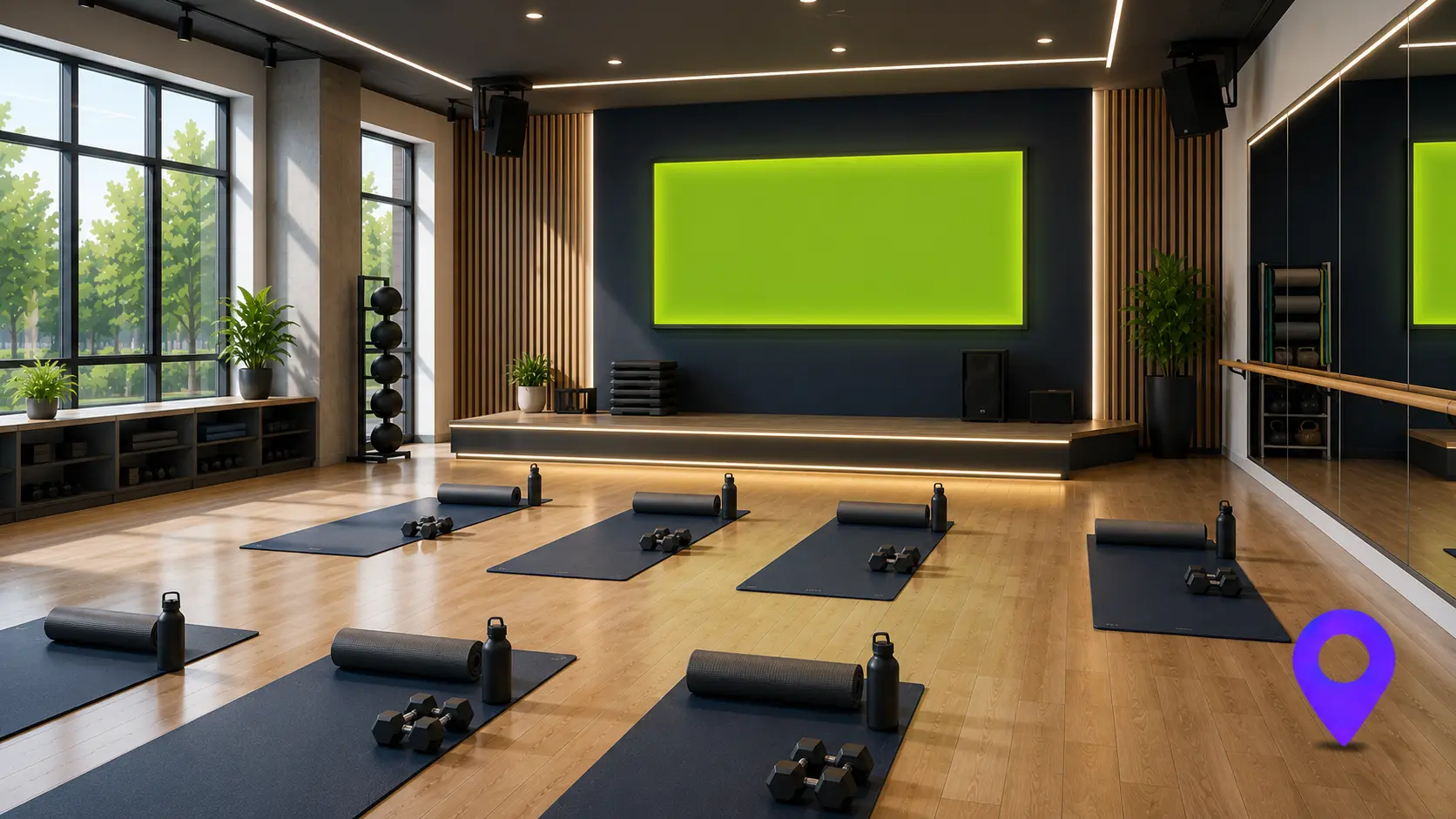 Fitness class sponsorship opportunity