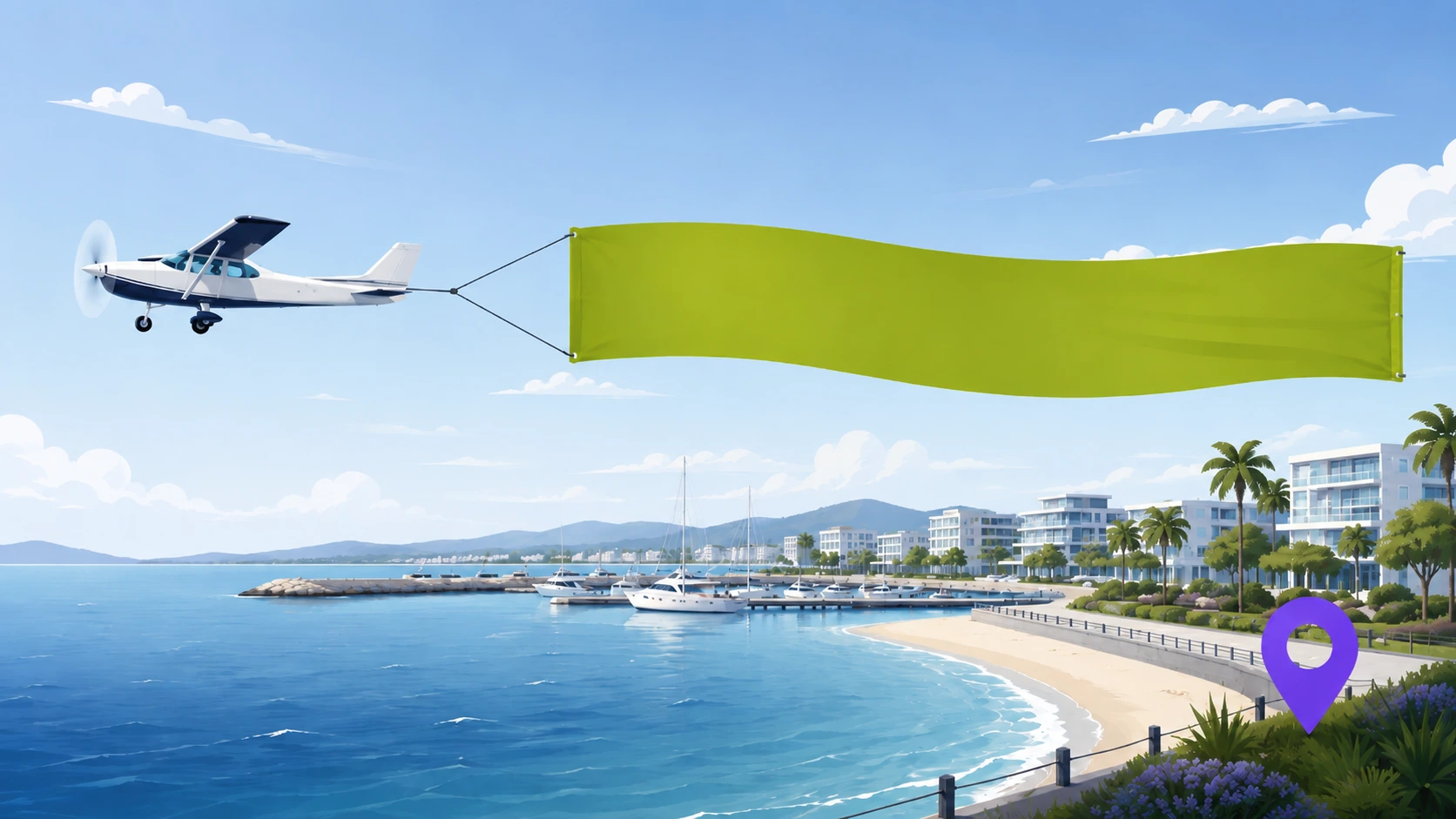 Aerial banner advertising
