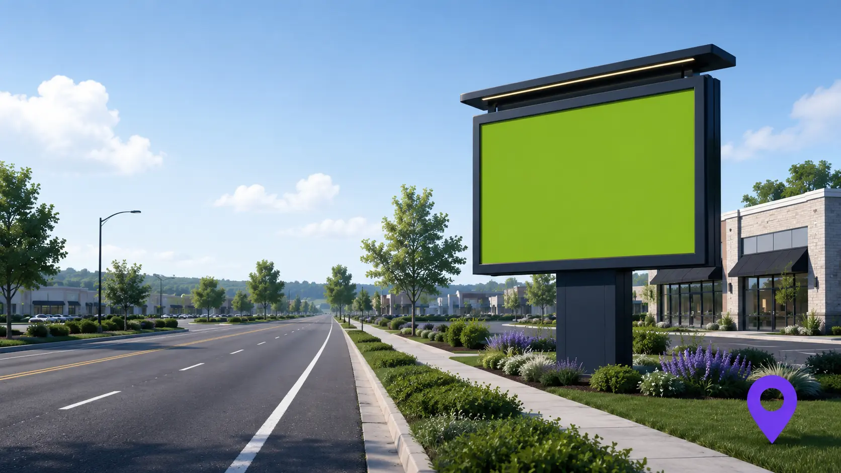 Roadside advertising opportunity