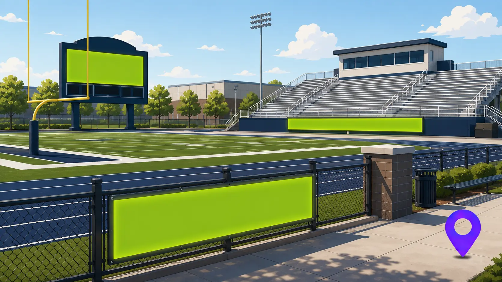 School athletic sponsorship opportunity