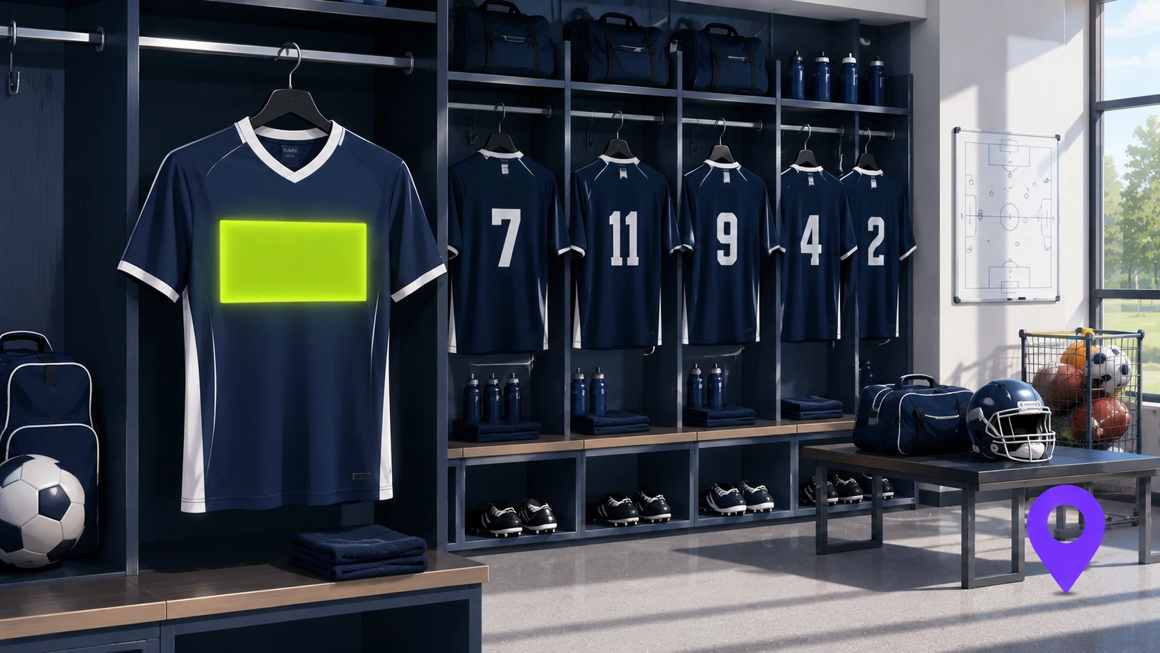 Team uniform sponsorship opportunity