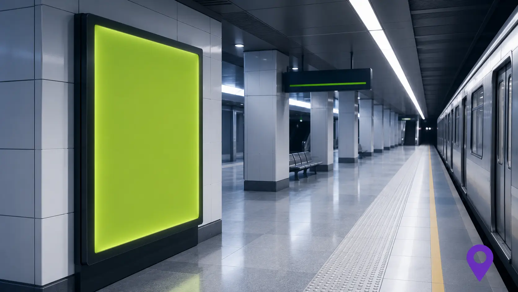 Transit Shelter Advertising in Downtown Newark